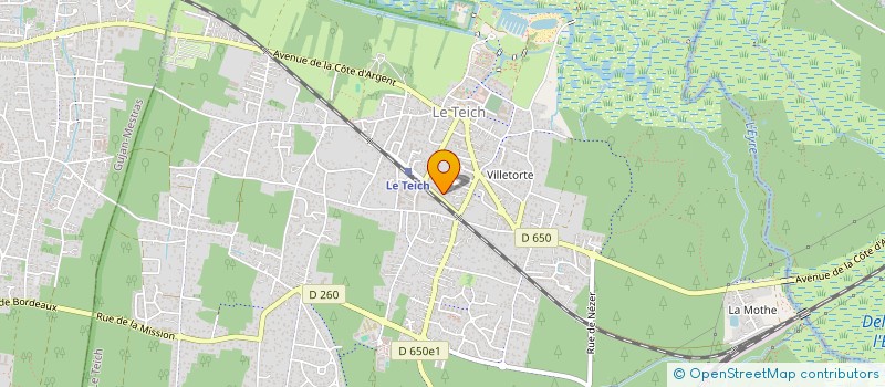 localisation de l'entreprise MONSIEUR KIM DE FAY DE LA ROCHE  LE TEICH