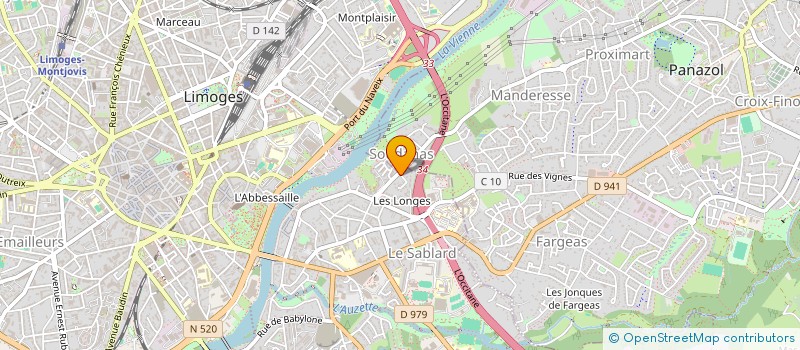 localisation de l'entreprise MONSIEUR KIM FANUEL à LIMOGES