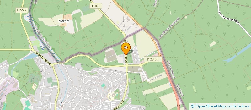 localisation de l'entreprise MONSIEUR KIM KLOS  CREUTZWALD