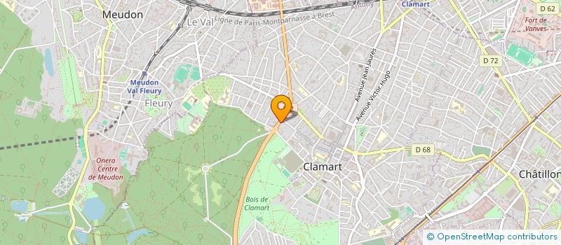 localisation de l'entreprise MONSIEUR KIM LECOQ à CLAMART