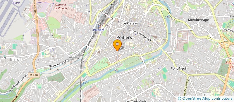 localisation de l'entreprise MONSIEUR KIM LY  POITIERS