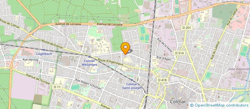 localisation de l'entreprise MONSIEUR KIM LY ELMENTHALER  COLMAR