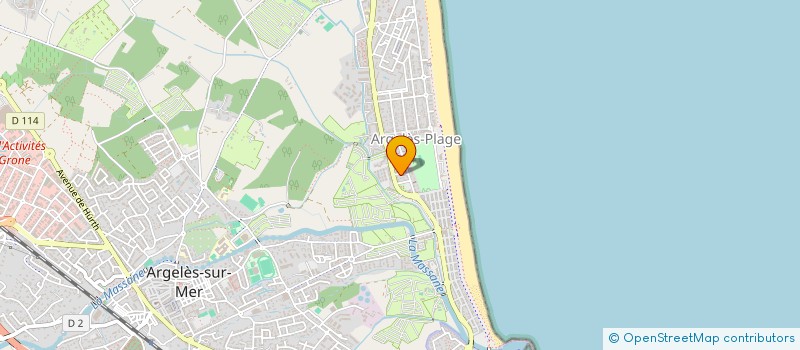 localisation de l'entreprise MONSIEUR KIM MAZZILLI  ARGELES SUR MER