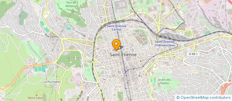 localisation de l'entreprise MONSIEUR KIM MEGUIRECHE  SAINT-ETIENNE