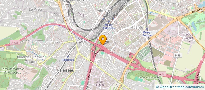 localisation de l'entreprise MONSIEUR KIM NGUYEN  PALAISEAU