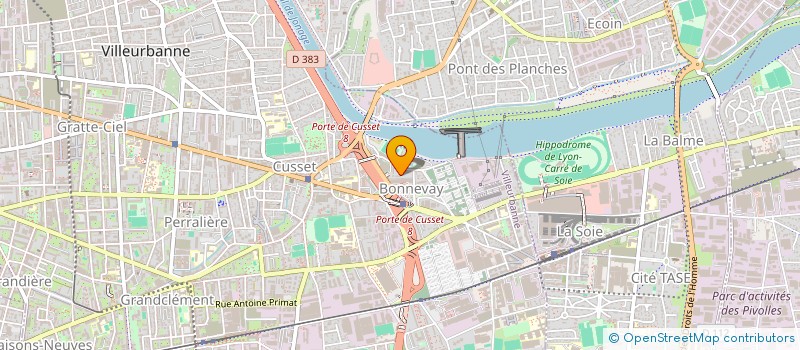 localisation de l'entreprise MONSIEUR KIM NGUYEN DUC  VILLEURBANNE