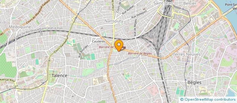 localisation de l'entreprise MONSIEUR KIM PETERSEN  BORDEAUX