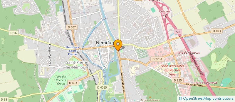 localisation de l'entreprise MONSIEUR KIM PIN  NEMOURS