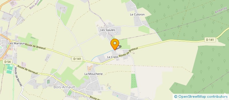 localisation de l'entreprise MONSIEUR KIM RASMUSSEN  BOIS-ARNAULT