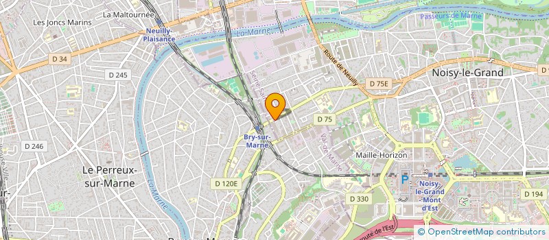 localisation de l'entreprise MONSIEUR KIM THACH  NOISY-LE-GRAND