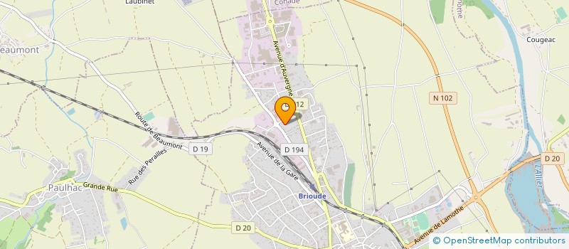 localisation de l'entreprise MONSIEUR KIM UHLMANN  ROCHECHOUART