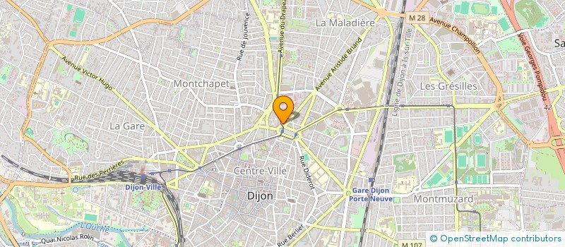 localisation de l'entreprise MONSIEUR KIM-YAN CHUON à DIJON