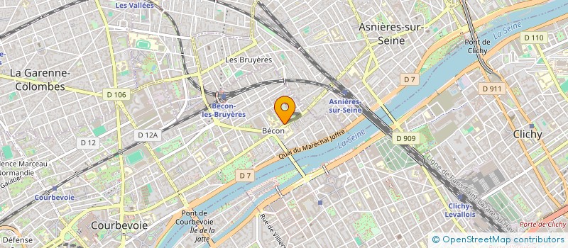 localisation de l'entreprise MONSIEUR KIMIHITO OKUYAMA à COURBEVOIE