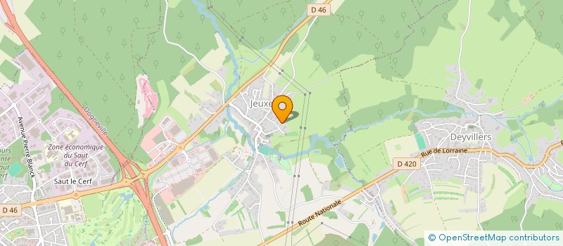 localisation de l'entreprise MONSIEUR KINAI DEBORD  JEUXEY