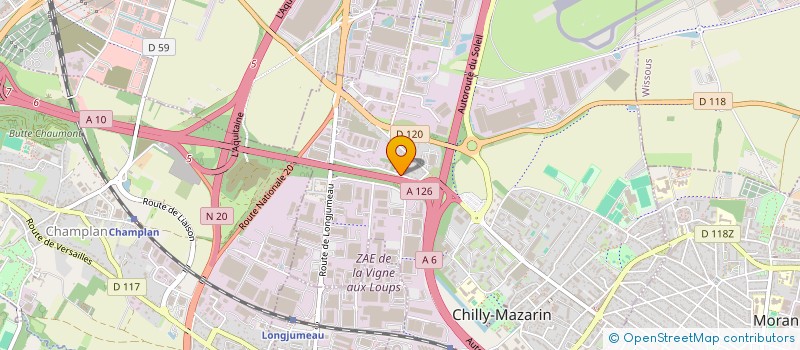 localisation de l'entreprise MONSIEUR KINAN SEIFEDDINE  CHILLY-MAZARIN