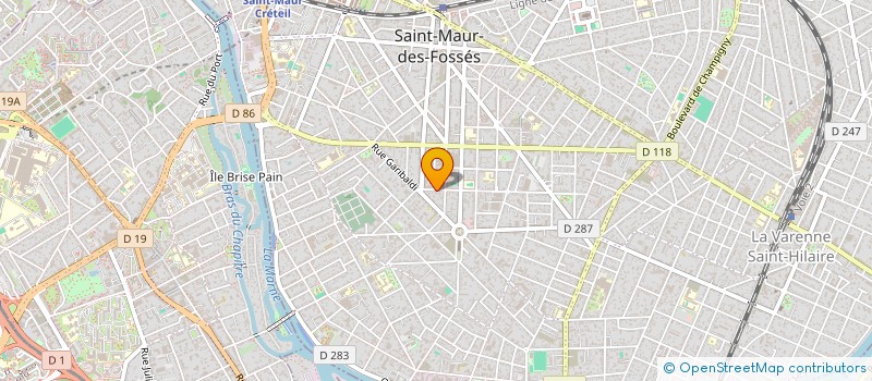 localisation de l'entreprise MONSIEUR KINANE LOUNES  SAINT-MAUR-DES-FOSSES