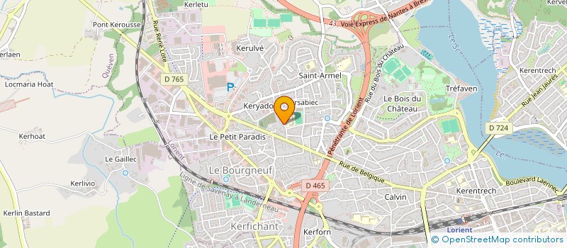 localisation de l'entreprise MONSIEUR KINAY GUITON  LORIENT