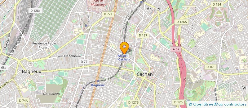 localisation de l'entreprise MONSIEUR KINDI BAH  CACHAN