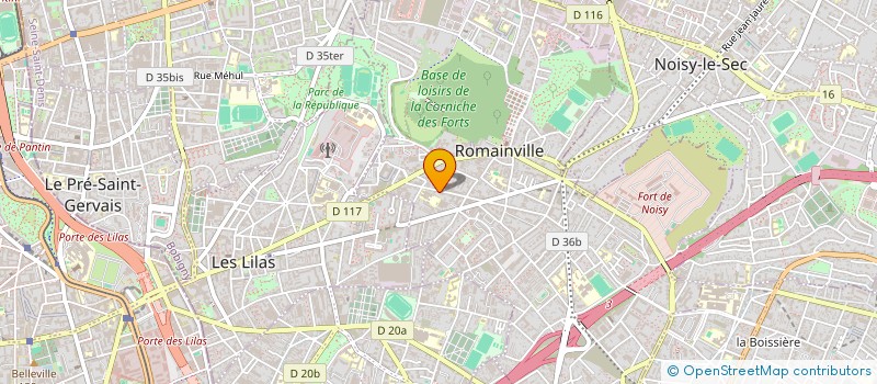 localisation de l'entreprise MONSIEUR KING HOUNDEKPINKOU à ROMAINVILLE