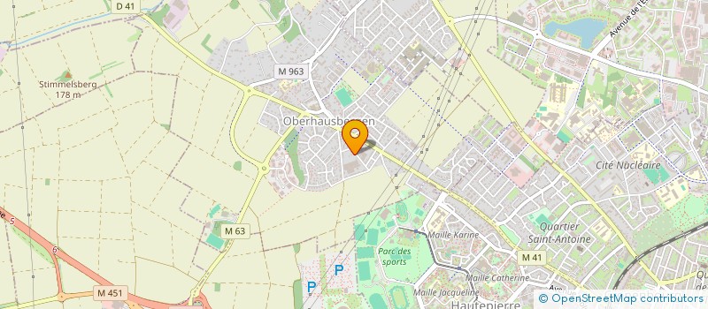 localisation de l'entreprise MONSIEUR KING OPOKU  OBERHAUSBERGEN