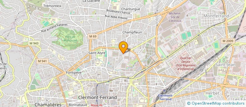 localisation de l'entreprise MONSIEUR KINGSLEY AGHO  CLERMONT-FERRAND