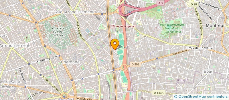 localisation de l'entreprise MONSIEUR KINGSLEY WACKA KWANG  PARIS