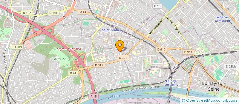 localisation de l'entreprise MONSIEUR KINIESI NZEZA  ARGENTEUIL