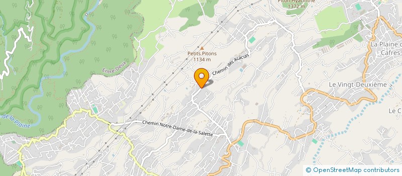 localisation de l'entreprise MONSIEUR KINSLEY CHATEAU  LE TAMPON