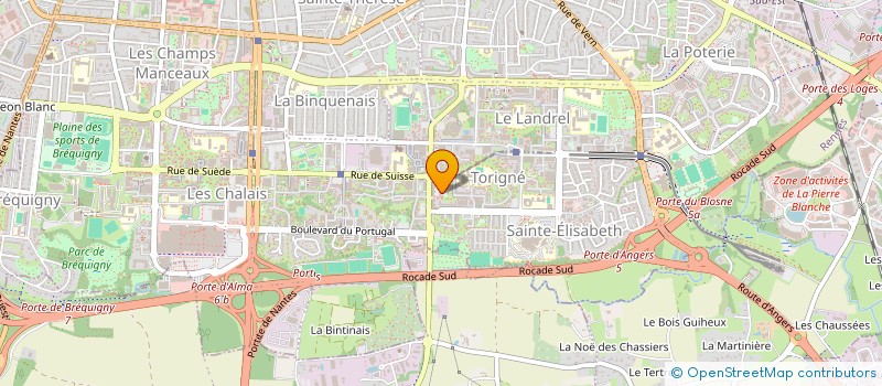 localisation de l'entreprise MONSIEUR KINZUNGA KANI  RENNES