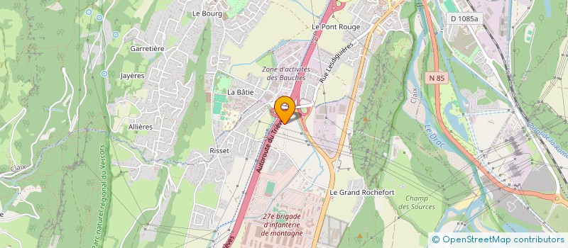 localisation de l'entreprise MONSIEUR KIPLING HOSPICE  VARCES-ALLIERES-ET-RISSET