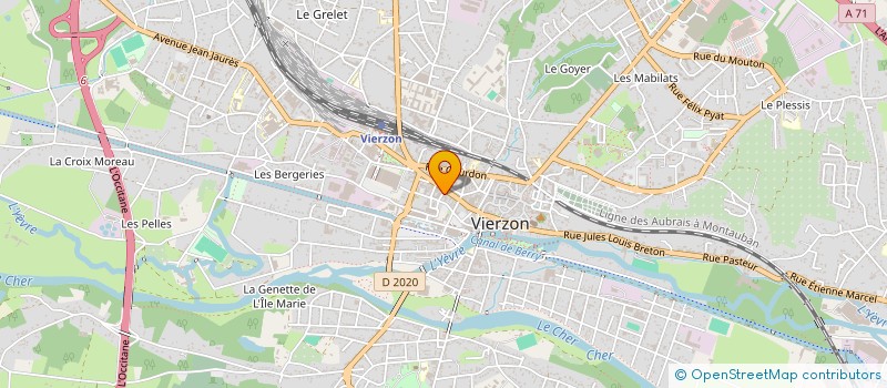 localisation de l'entreprise MONSIEUR KIPRE GNOLEBA à VIERZON