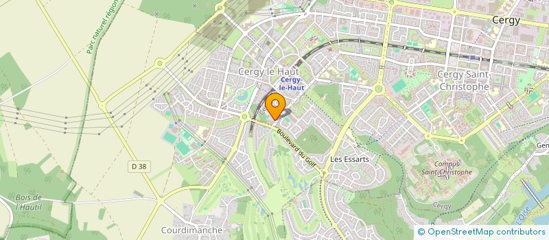 localisation de l'entreprise MONSIEUR KIRIL EFREMOV  CERGY