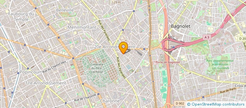 localisation de l'entreprise MONSIEUR KIRIL KARKELANOV  PARIS