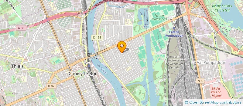 localisation de l'entreprise MONSIEUR KIRILL PETROV  CHOISY-LE-ROI