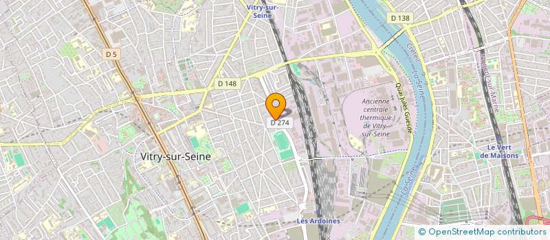 localisation de l'entreprise MONSIEUR KIRIWATH SENG  VITRY-SUR-SEINE