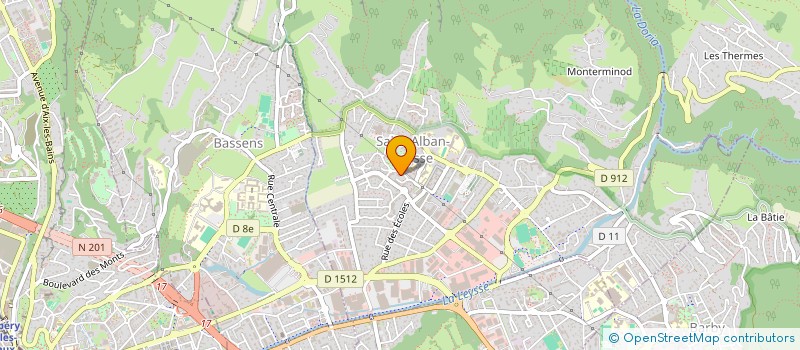 localisation de l'entreprise MONSIEUR KIRKOR CANBEDEN  SAINT-ALBAN-LEYSSE