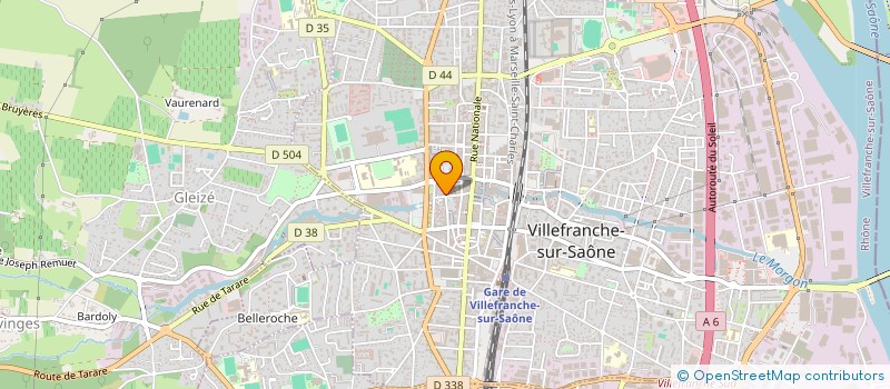 localisation de l'entreprise MONSIEUR KIRSEN LAMBERT -- RICARD  VILLEFRANCHE-SUR-SAONE