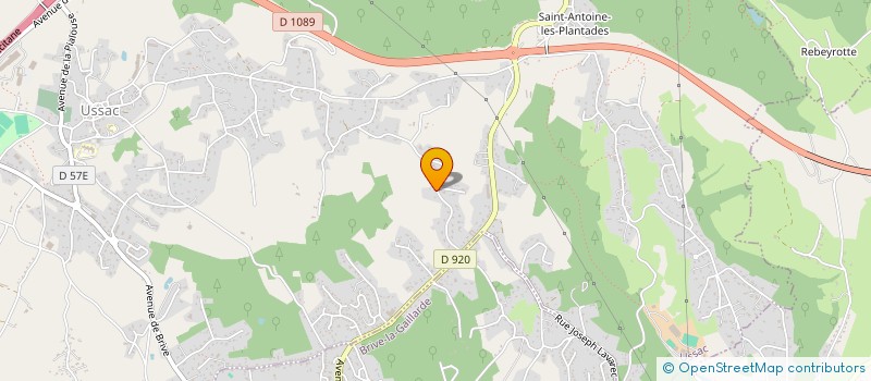 localisation de l'entreprise MONSIEUR KIRWAN MAIGNE  USSAC