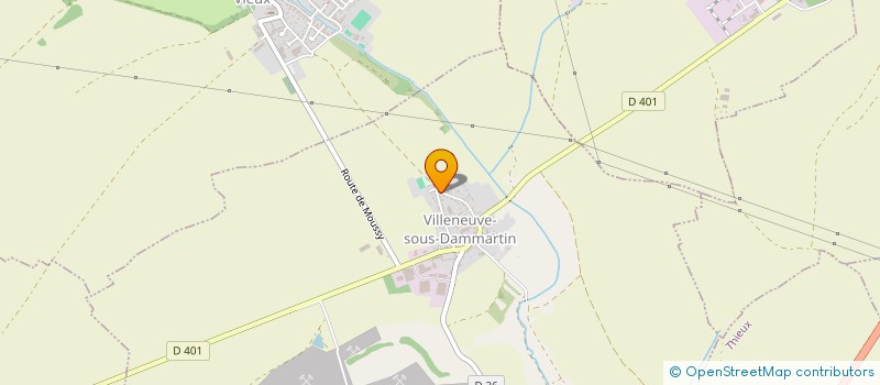 localisation de l'entreprise MONSIEUR KISITO QUENUM  VILLENEUVE-SOUS-DAMMARTIN