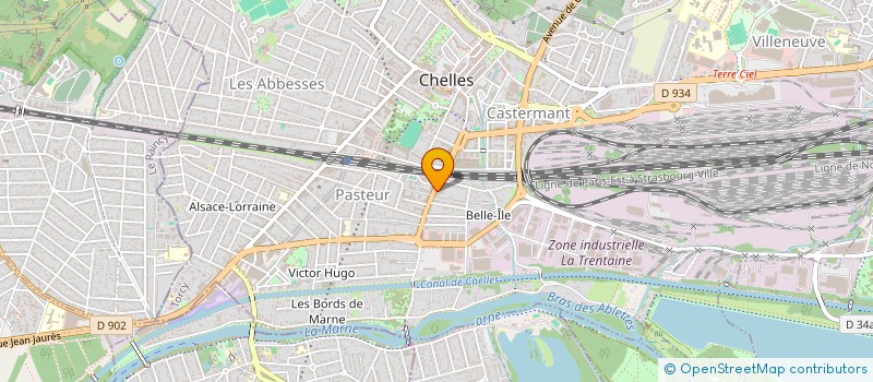 localisation de l'entreprise MONSIEUR KISOBAN KAMALRAJ  CHELLES