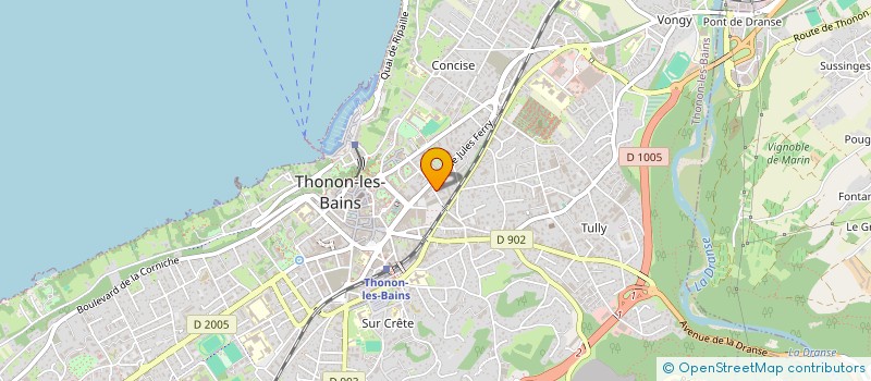 localisation de l'entreprise MONSIEUR KISOLOKELE TUAYIZIDI à THONON-LES-BAINS