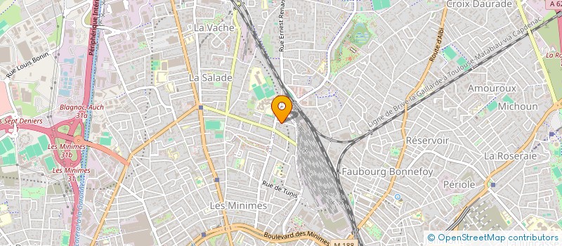 localisation de l'entreprise MONSIEUR KISSIMA KOUREICHI à TOULOUSE