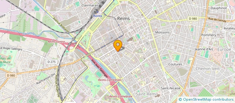 localisation de l'entreprise MONSIEUR KISSIMA SIDIBE  REIMS