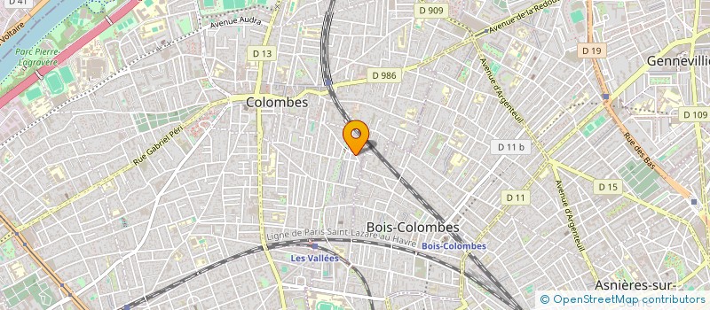 localisation de l'entreprise MONSIEUR KISWENDSIDA NIKIEMA  COLOMBES