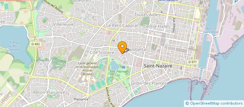 localisation de l'entreprise MONSIEUR KITAB JAN MALAKHIL  SAINT-NAZAIRE