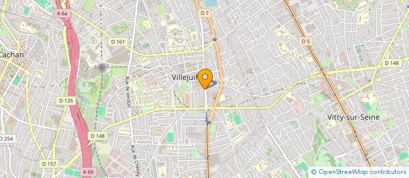 localisation de l'entreprise MONSIEUR KITOUNE LOUCIF à VILLEJUIF