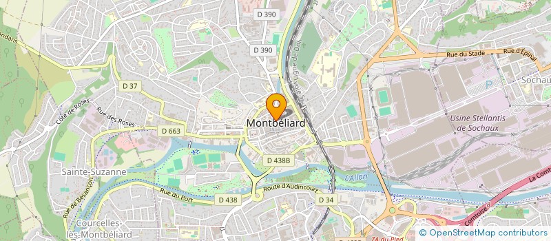 localisation de l'entreprise MONSIEUR KITSUNE  MONTBELIARD