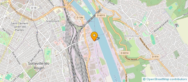 localisation de l'entreprise MONSIEUR KIVIN VASSEUR  SOTTEVILLE-LES-ROUEN