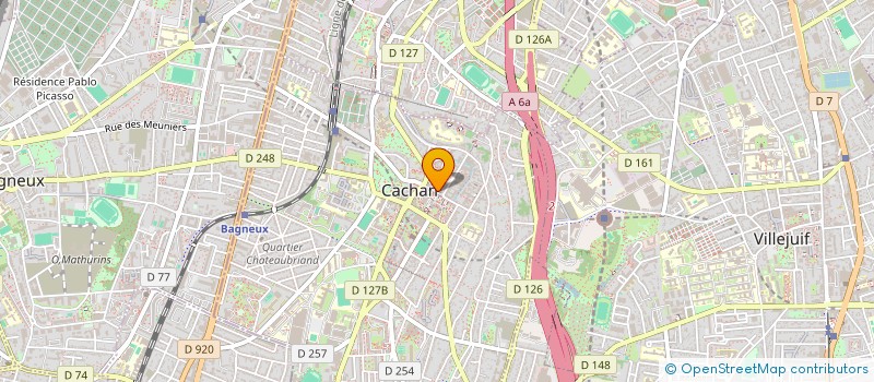 localisation de l'entreprise MONSIEUR KIYAN VEAU  CACHAN