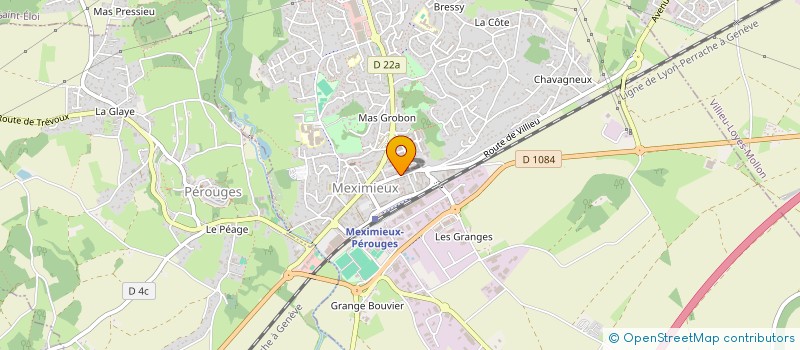 localisation de l'entreprise MONSIEUR KLAJD HANI à MEXIMIEUX